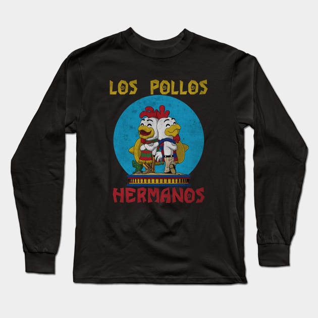 Los Pollos Hermanos - Vintage Long Sleeve T-Shirt by Warranty